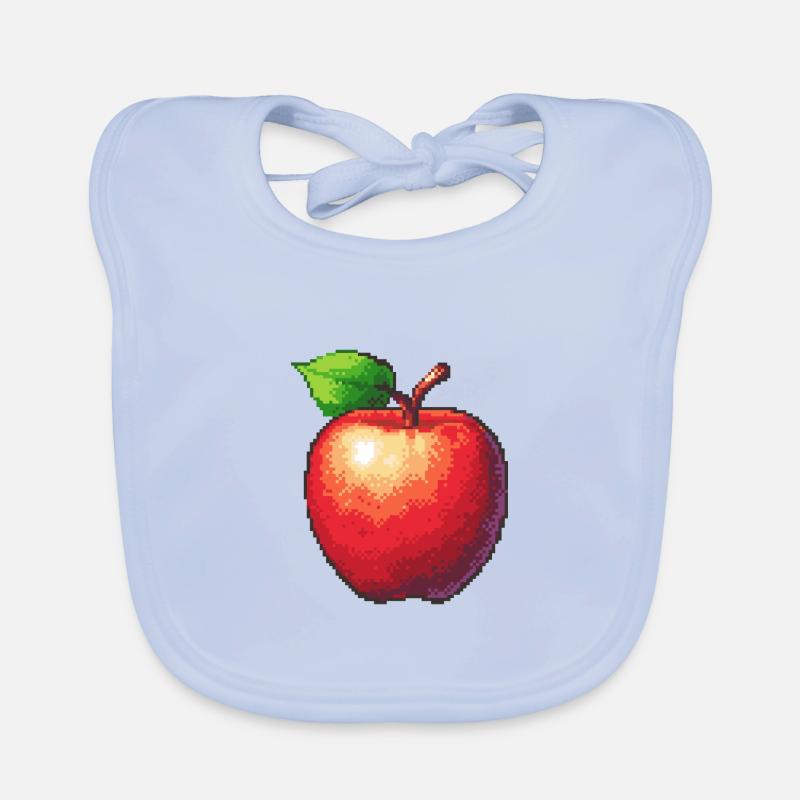 Apple Pixel Gamer Bavoir bio Bébé