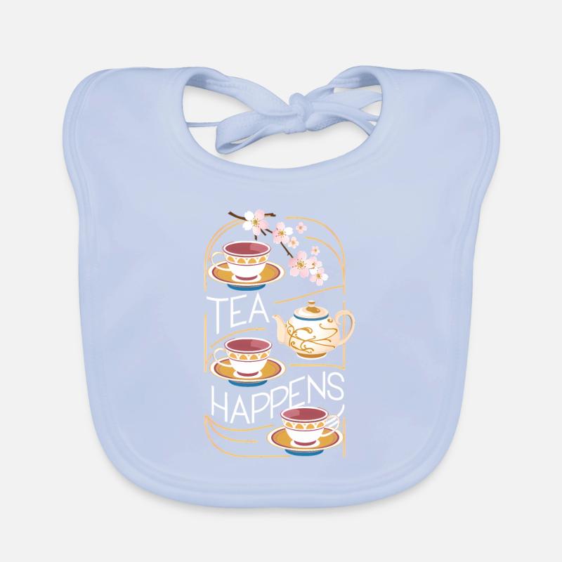 Tee passiert Baby Bio-Lätzchen