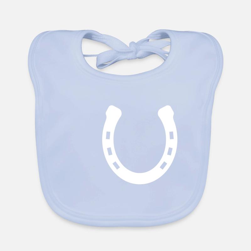horseshoe Organic Baby Bibs