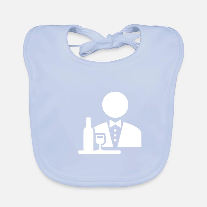 Kellner Beruf Baby Bio-Lätzchen