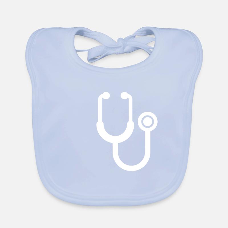 Stethoscope Organic Baby Bibs