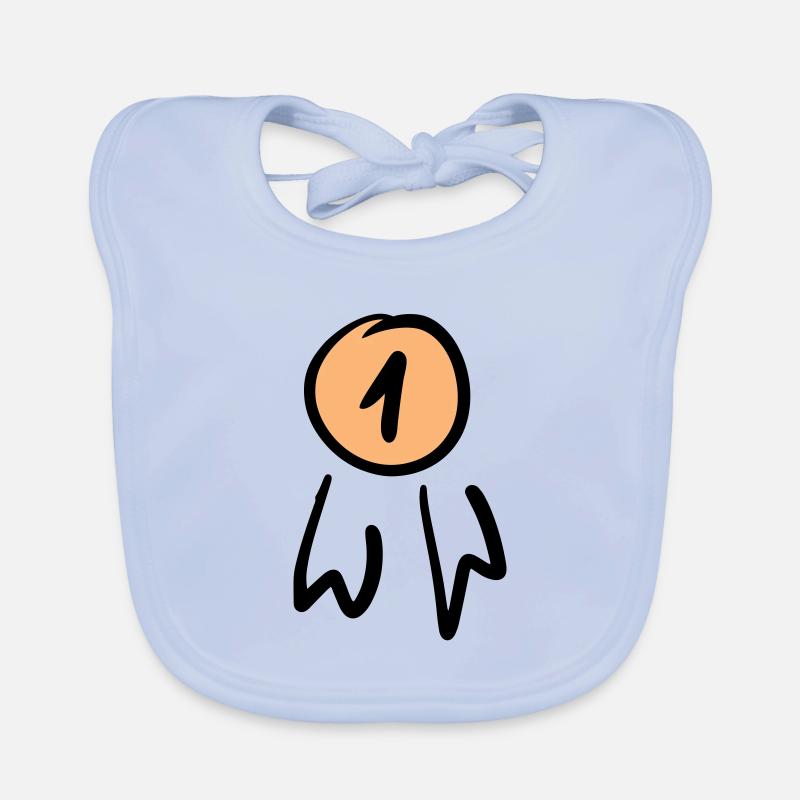 First place badge / order. Scrawl. Organic Baby Bibs