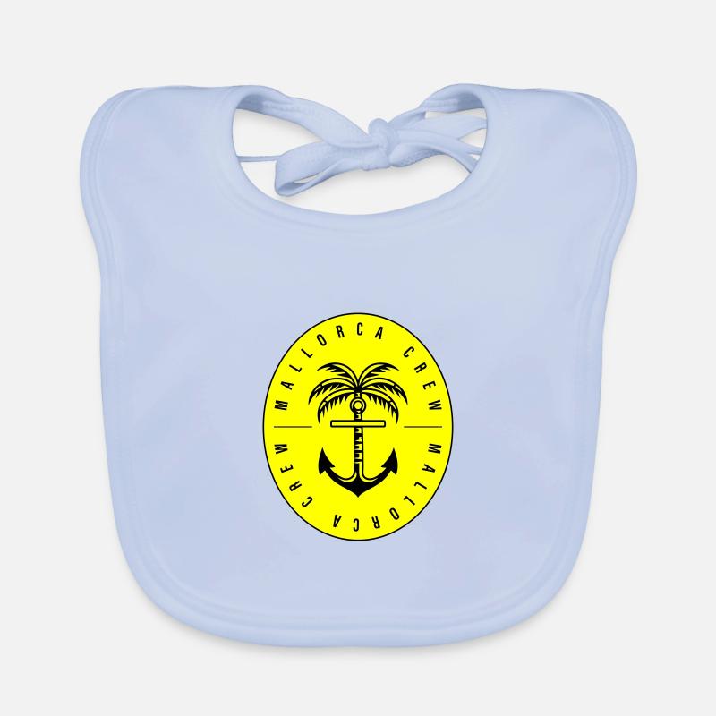 Mallorca Crew Anchor Palm Bavoir bio Bébé