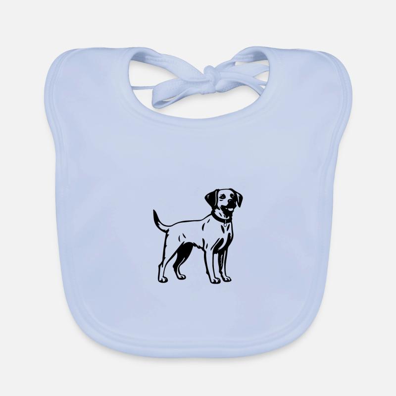 Jack Russell Terrier Dog Organic Baby Bibs