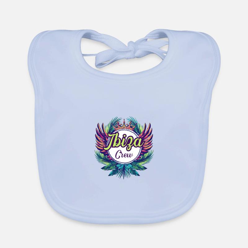 Vacances Ibiza Crew Bavoir bio Bébé