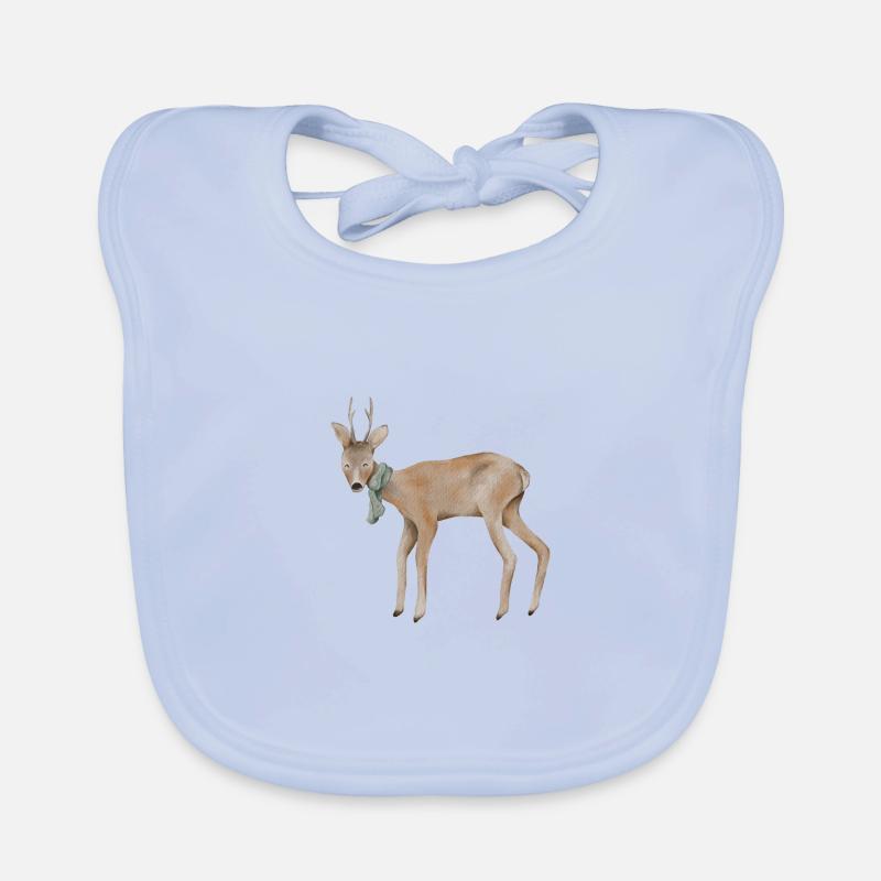 Fescher Rehbock Baby Bio-Lätzchen