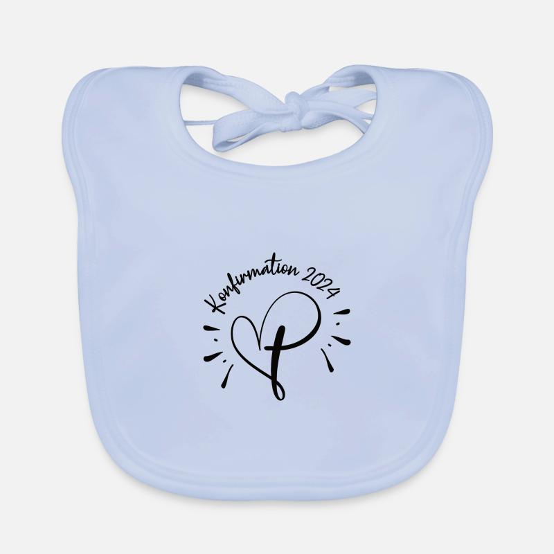 Konfi 2024 Konfirmation Konfirmationsgeschenke Baby Bio-Lätzchen