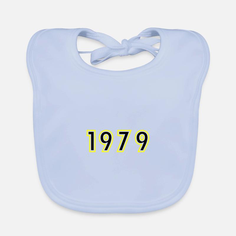 1979 Year Birthday Organic Baby Bibs