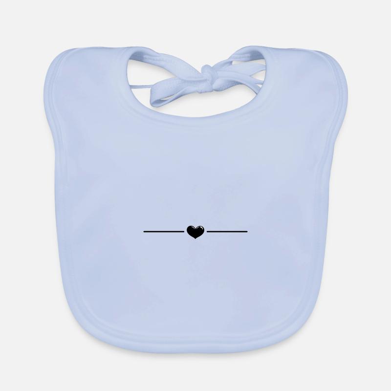 Icône de coup de cœur Bavoir bio Bébé