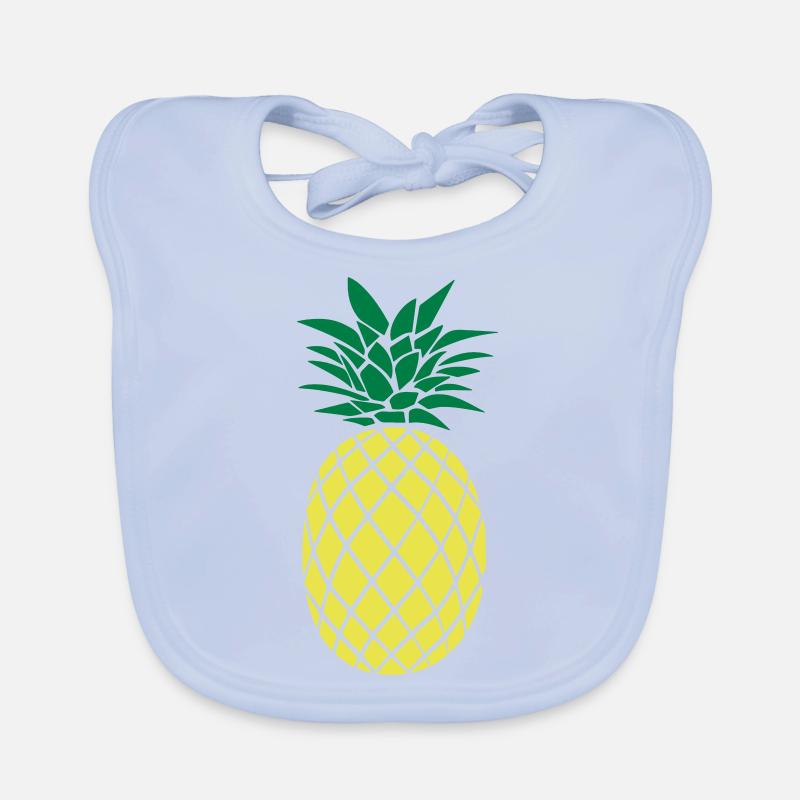 ANANAS STYLIZED Organic Baby Bibs