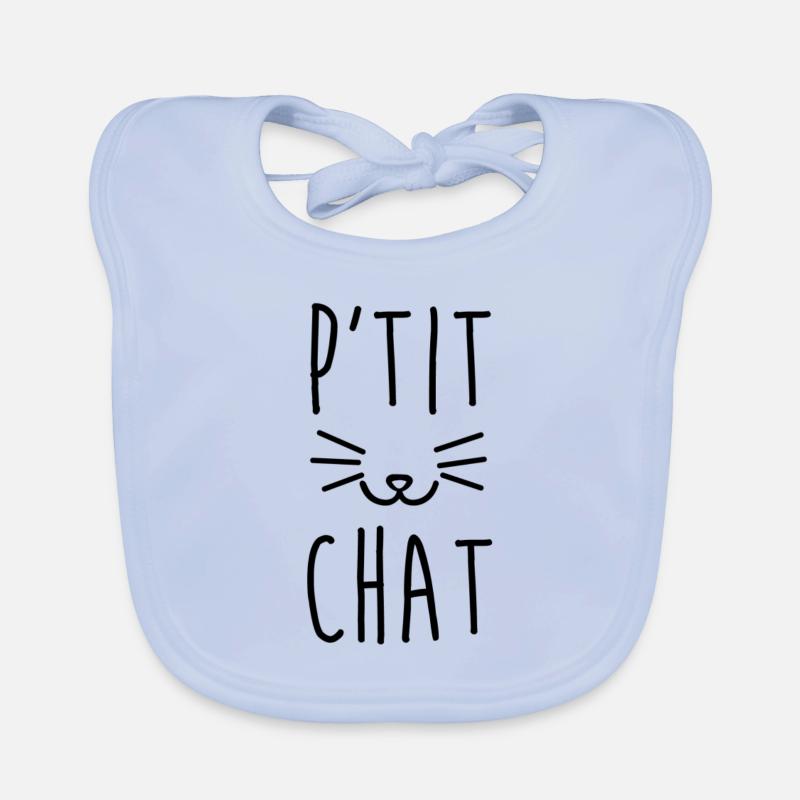 P'tit chat Bavoir bio Bébé
