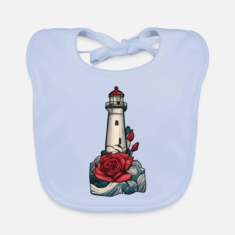 Lighthouse Organic Baby Bibs