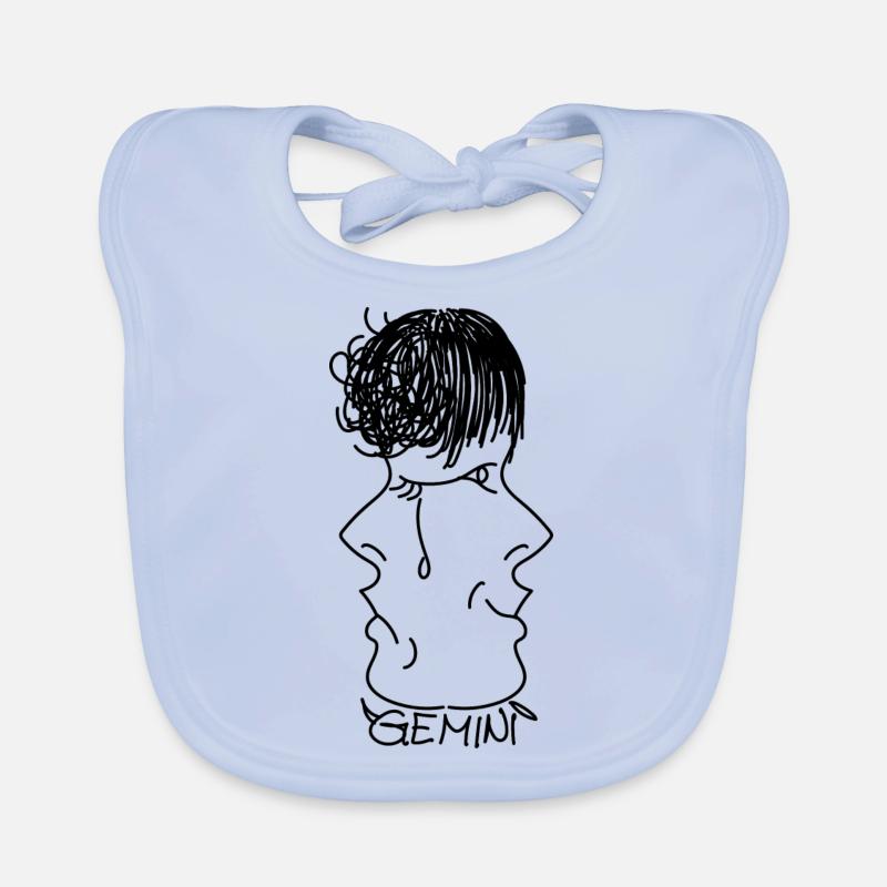 Gemini Twin Design Baby Bio-Lätzchen