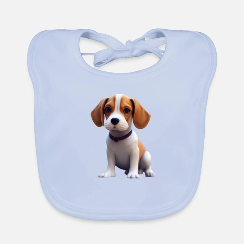 Beagle Dog - Beagle Organic Baby Bibs