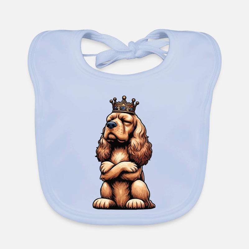 Cocker Spaniel Cocker Chien Cocker Propriétaire de cocker Spaniel Bavoir bio Bébé