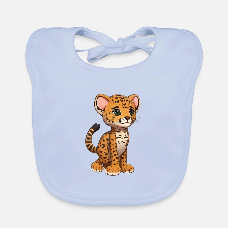 Guépard totalement mignon Bavoir bio Bébé