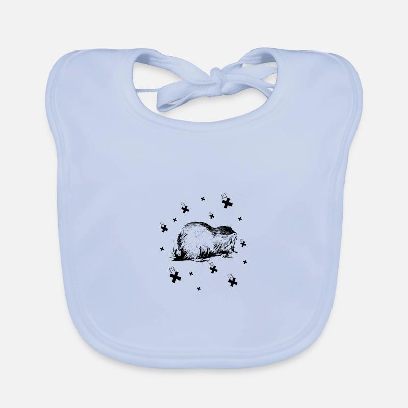 Marder Ermine Weasel Organic Baby Bibs