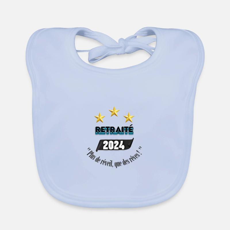 FINALLY RETIREMENT Organic Baby Bibs