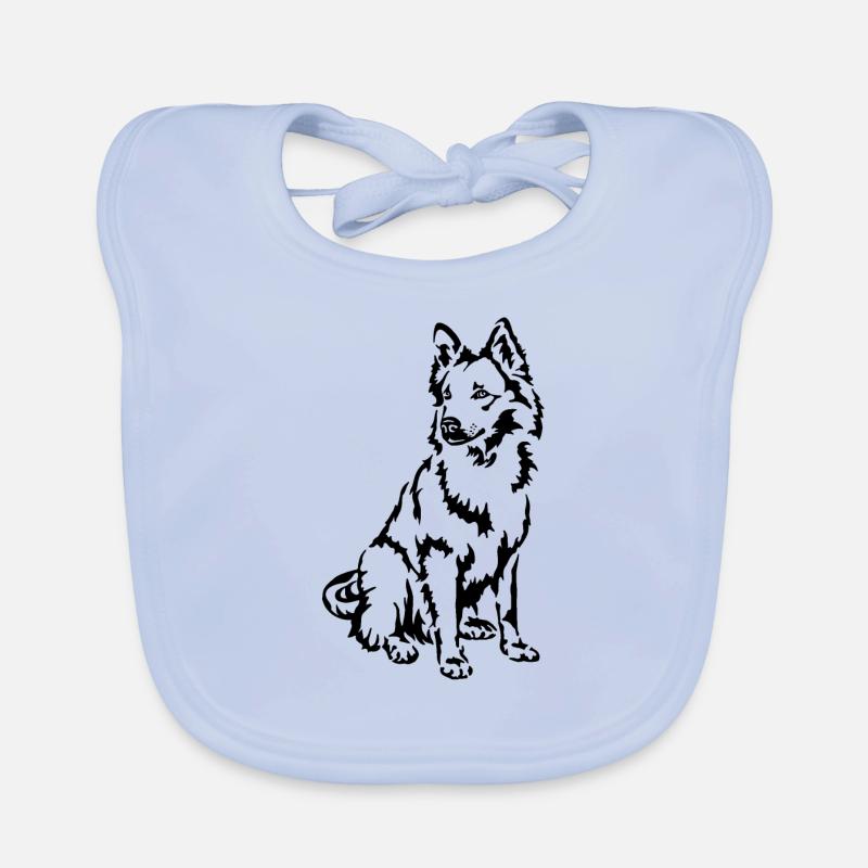 Harzer Fuchs - Organic Baby Bibs - sky blue