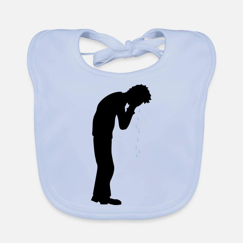 Heulen Tropfen Depression Baby Bio-Lätzchen