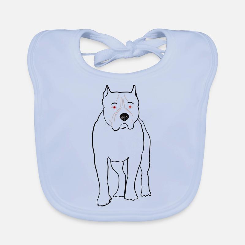 Chien de puissance Bavoir bio Bébé