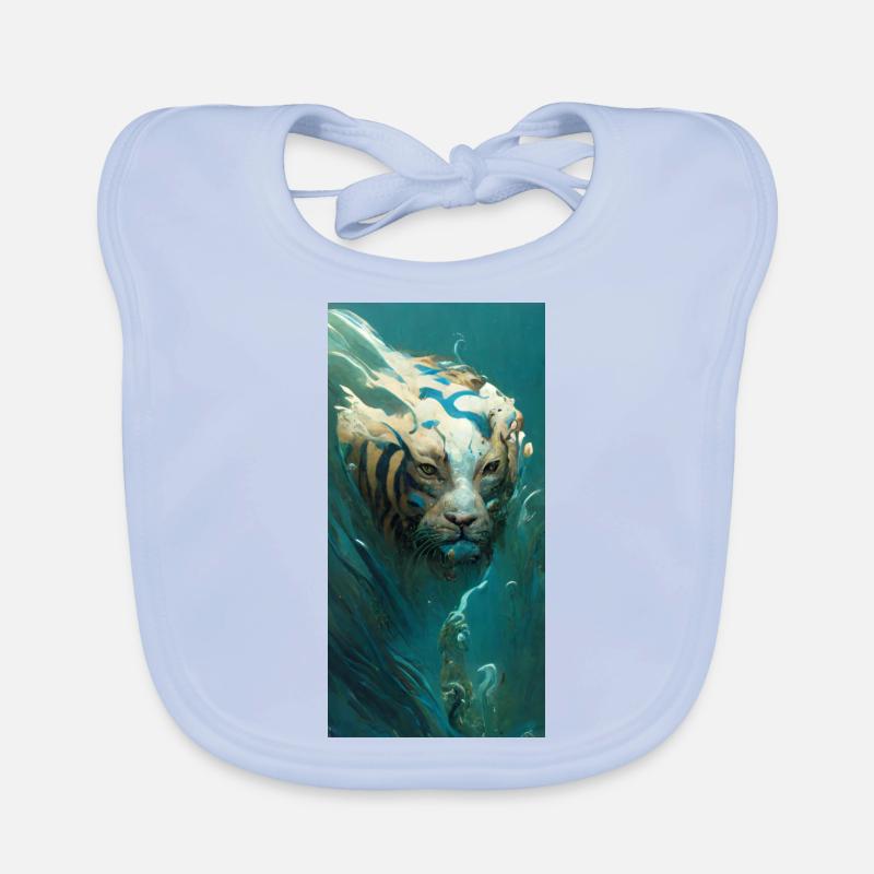 Wassertiger Baby Bio-Lätzchen
