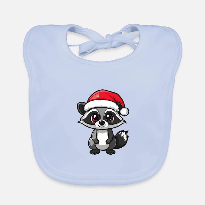 raton laveur Noël Bavoir bio Bébé