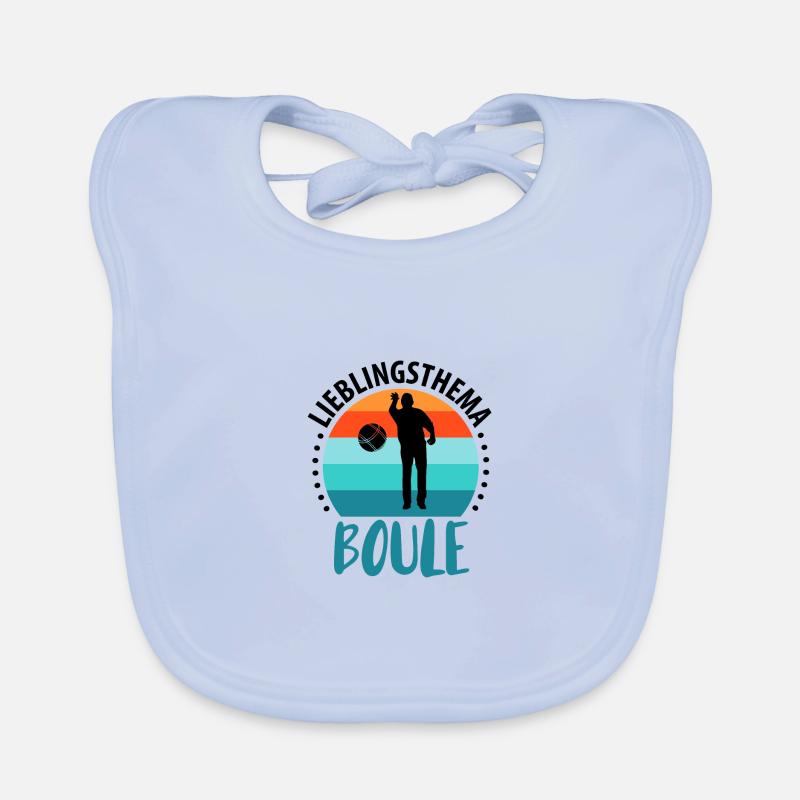 Boule Petanque Boccia Boules Baby Bio-Lätzchen