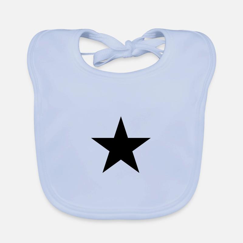 Star star asterisk Organic Baby Bibs