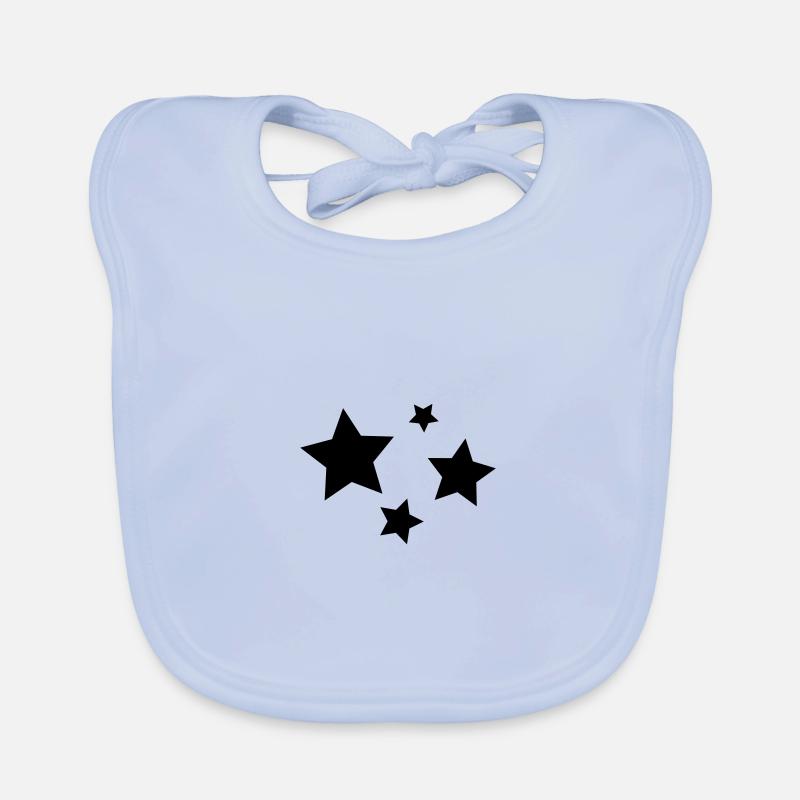 Stern Star Sternchen Baby Bio-Lätzchen