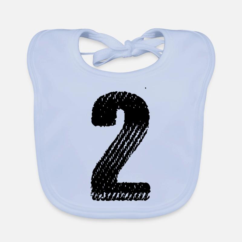 Maillot numéro 2 Bavoir bio Bébé