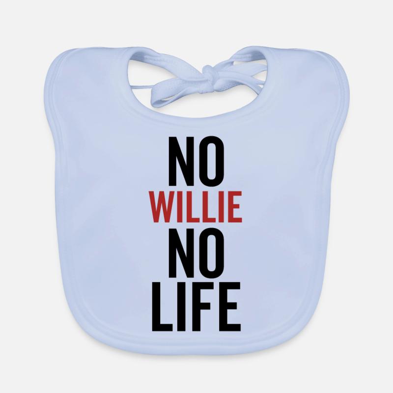 Pas de Willie, pas de vie Bavoir bio Bébé