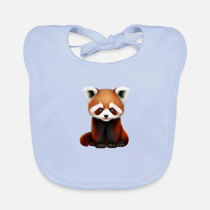 Red panda Organic Baby Bibs