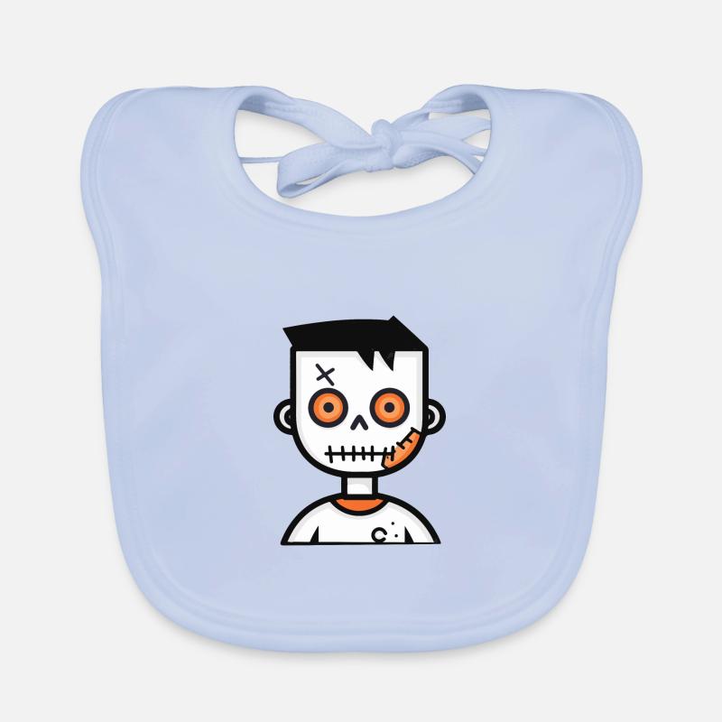 Zombie Halloween Effrayant Bavoir bio Bébé