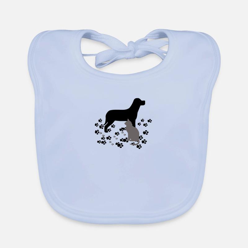 Hund und Katze Baby Bio-Lätzchen