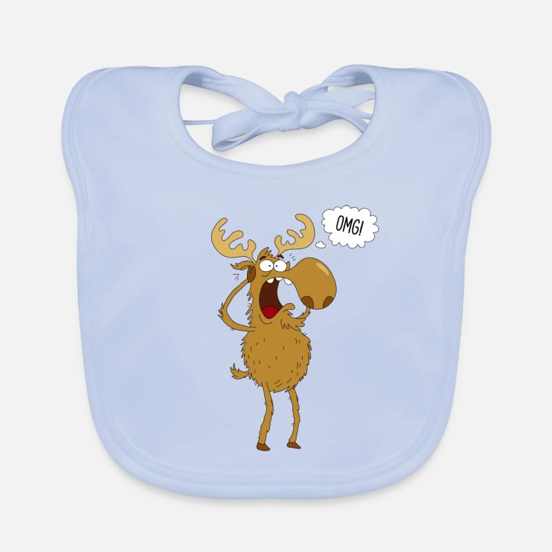 Frightened Moose Organic Baby Bibs
