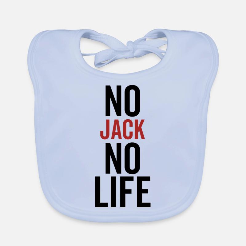 Kein Jack Kein Leben Baby Bio-Lätzchen