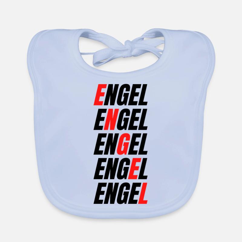 Engel - Baby Bio-Lätzchen - sky Blue