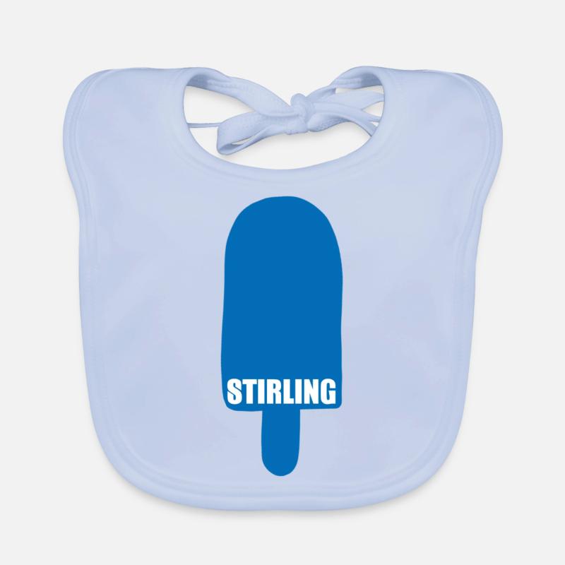Eisdiele Stirling Schottland Eiscrème Baby Bio-Lätzchen