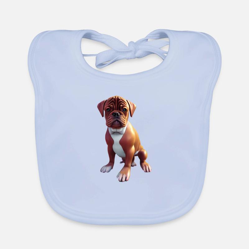 Dogue de Bordeaux chien - Dogue de Bordeaux Bavoir bio Bébé