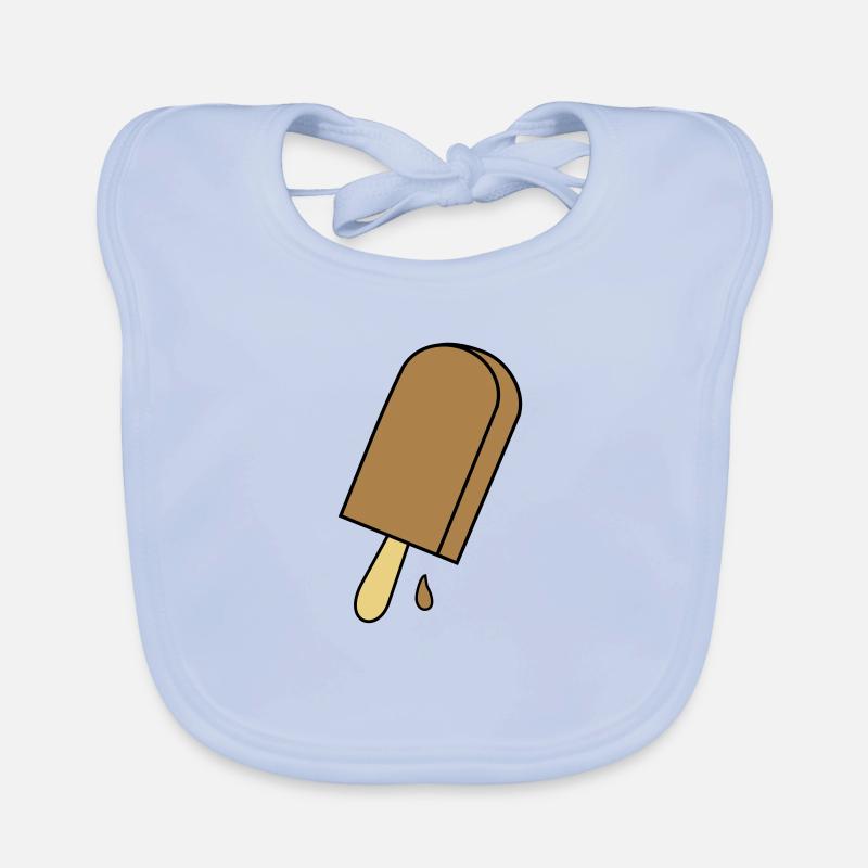 crème glacée Bavoir bio Bébé
