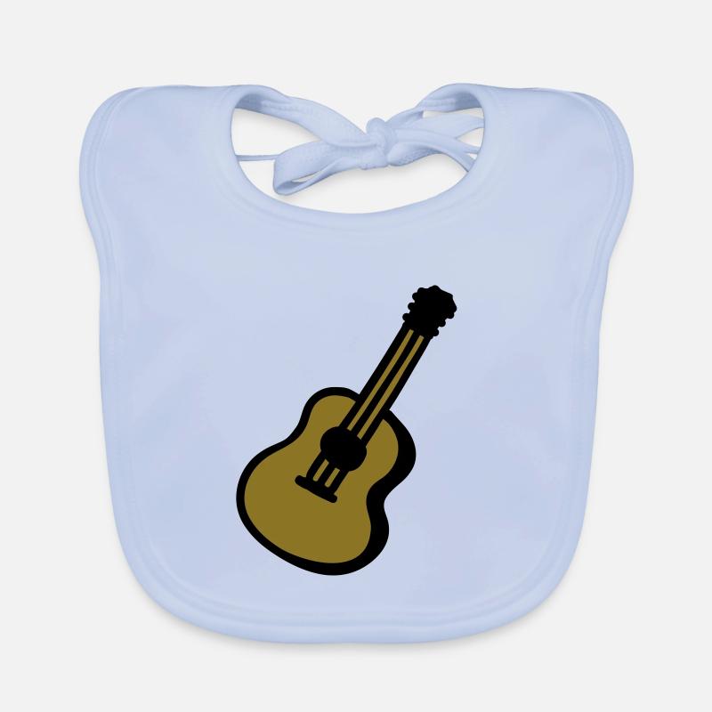 Chitarra Bavaglino ecologico per neonato