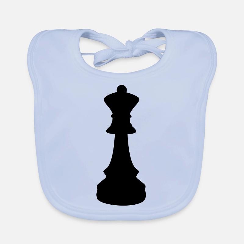 Chess Checkers Organic Baby Bibs