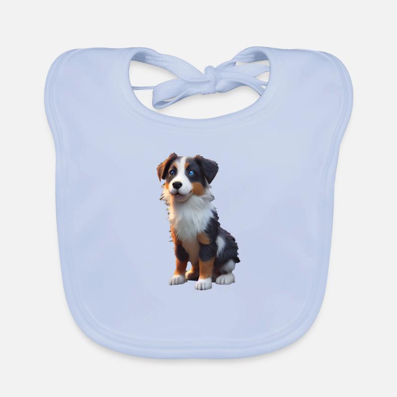 Chien australien Bavoir bio Bébé