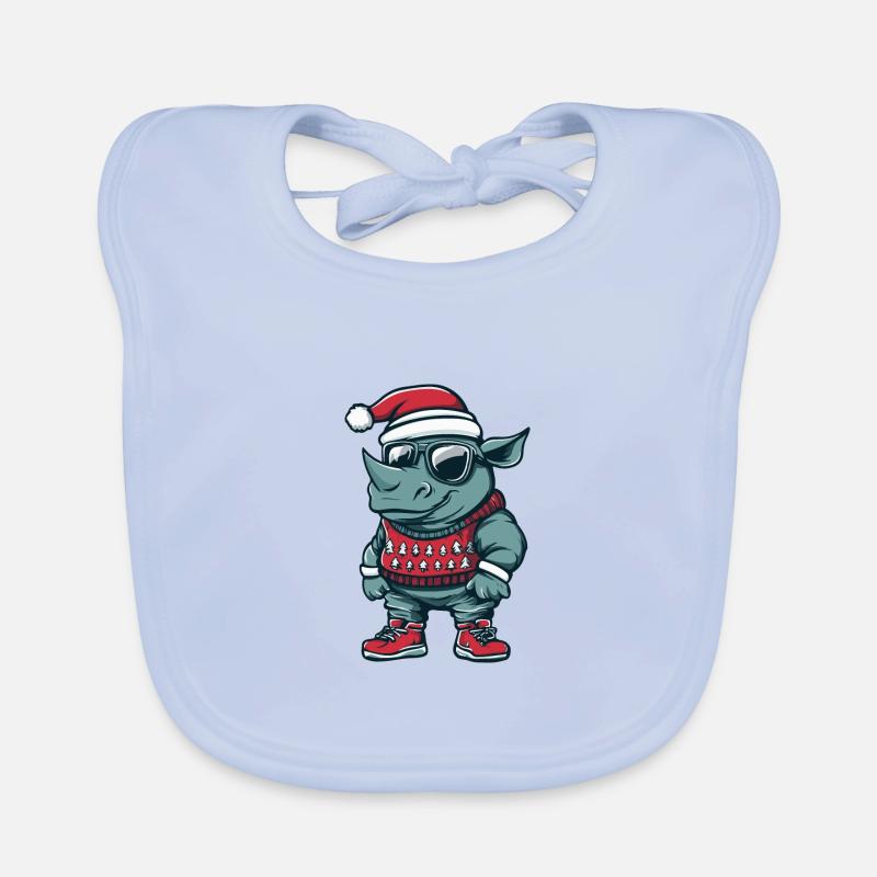 Noël Rhinocéros Noël Bavoir bio Bébé