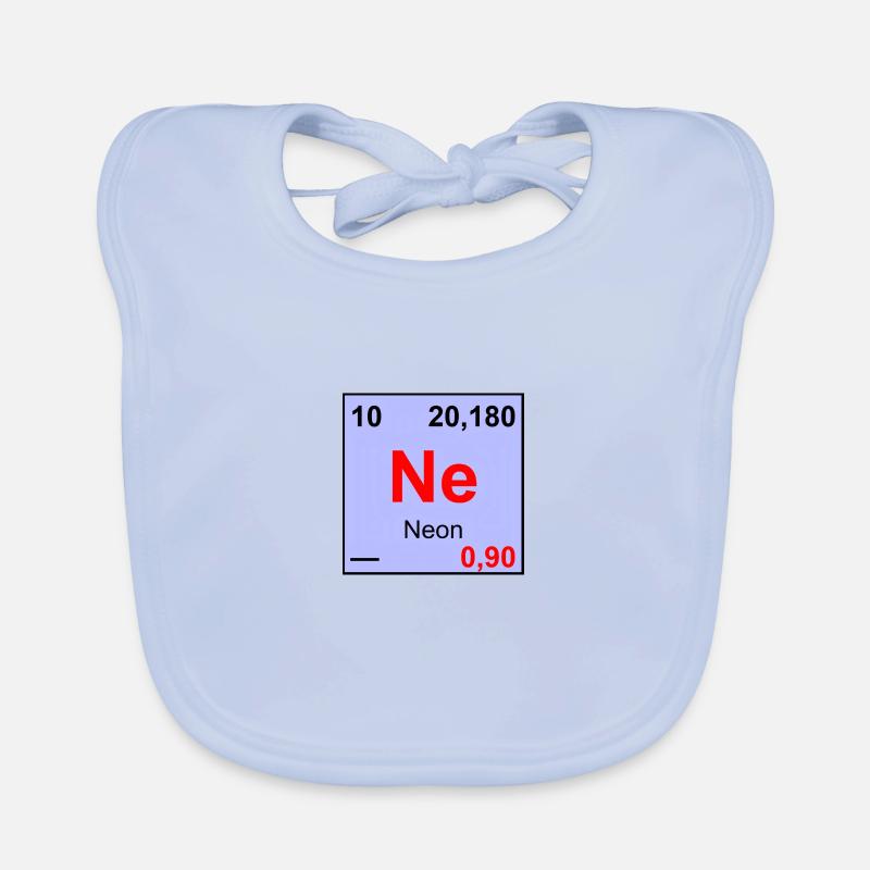 10 Neon Baby Bio-Lätzchen