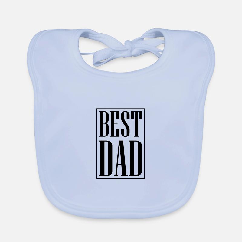 Bester Papa Dad Baby Bio-Lätzchen