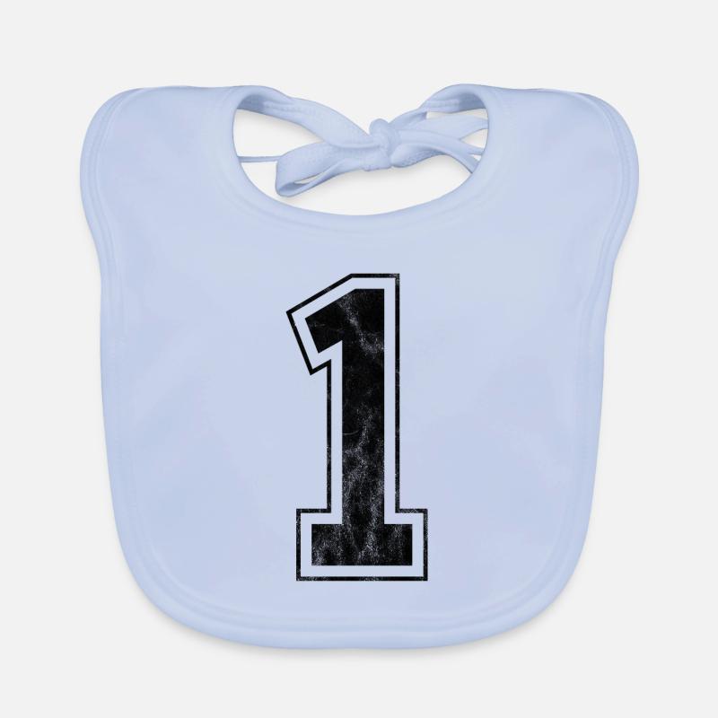 Numéro 1 Bavoir bio Bébé