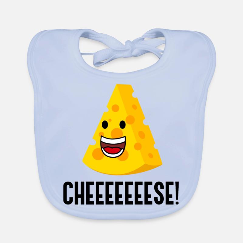 Cheeeeese Funny Quote Cheesemaker Organic Food Organic Baby Bibs