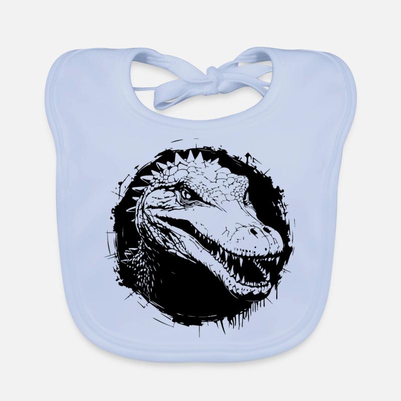 Alligator Organic Baby Bibs